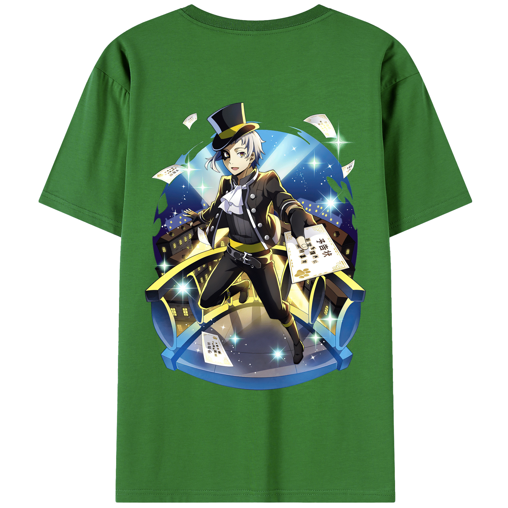 （画像用） 文豪ストレイドッグス Bungo Stray Dogs レディース半袖Tシャツ(バックプリント)